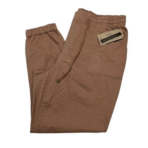 Frye and Co Joggers Womens XXL Pull On Elastic Waist Brown Comfort Casual Pants - Picture 1 of 10